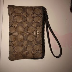 brand new coach wristlet wallet!